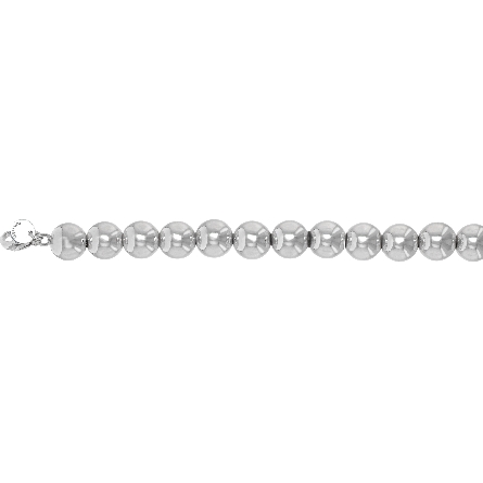 Sterling Silver Estate Tiffany and Co 7inch 10mm Hardwear Ball Bracelet 11.8dwt