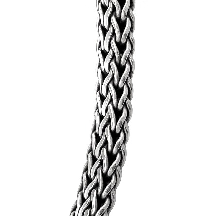 Sterling Silver Estate John Hardy 10mm Icon 16.5inch Necklace 80.5dwt