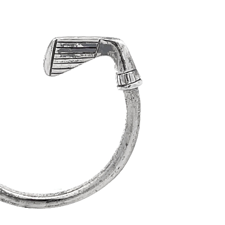 Sterling Silver Estate Tiffany and Co Golf Motif Keyring 6.0dwt