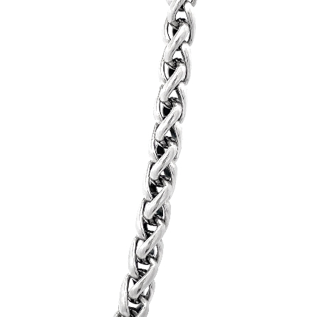 Sterling Silver and 14K Yellow Gold Estate David Yurman Round Wheat 16inch Chain 29.3dwt