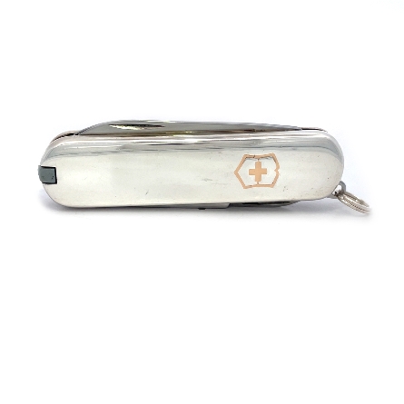 Sterling Silver and 18K Yellow Gold Estate Tiffany & Co Swiss Army Pocket Knife w/Pick 28.0dwt 