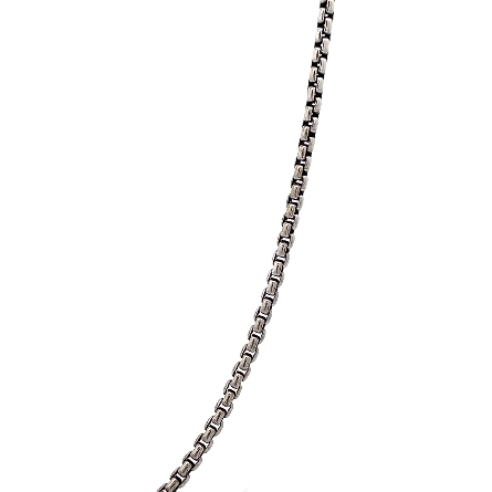 Sterling Silver and 14K Yellow Gold Estate David Yurman Box Chain 16inch 8.4dwt 