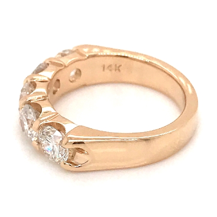 14K Yellow Gold Shared Band w/5Diams=2.73ctw VS-SI H-I Size 6.5 #ARPSOP