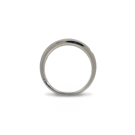 18K White Gold Bead Set Channel Band w/11Diams-.54ctw SI H-I Size6.75 #R22-110555