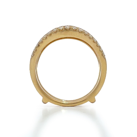 14K Yellow Gold Enhancer Ring w/66 Diams=.77ctw VS G-H Size6.75 #R14-138222