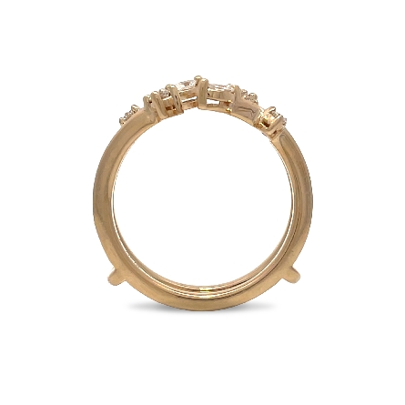14K Yellow Gold Enhancer Ring w/Diams=.21ctw SI1 F-G Size6.5 #35-9444Y-L.00