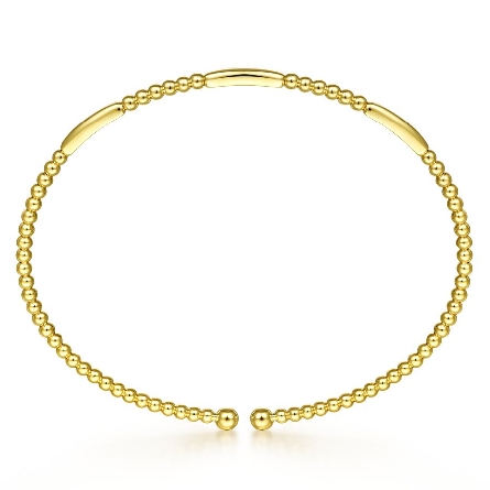 14K Yellow Gold Bujukan Cuff Bracelet Size 5.5 #BG4419-55Y4JJJ (S1955130)