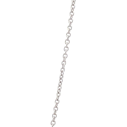 14K White Gold Adjustable 16-18inch Pear Halo Necklace w/1 Pear Diamond=.84ct VS2 I and Diams=.14ctw SI2 G-H #RMT1225B