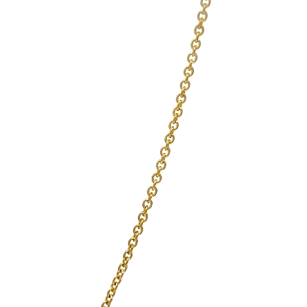14K Yellow Gold Adjustable 16-18inch Solitaire Bezel Necklace w/1 Diamond=.75ct VVS2 F GIA#1296004 