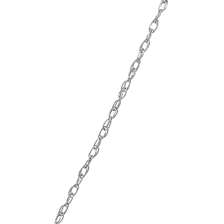 14K White Gold Small Cross Pendant w/Diams=.12ctw SI H-I on 16inch Loose Rope Chain #R2528