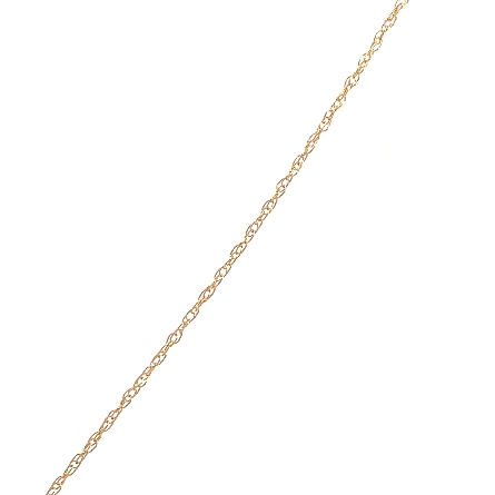 14K Yellow Gold 16inch Small Shared Prong Cross Necklace w/Diams=.12ctw SI H-I #R2528