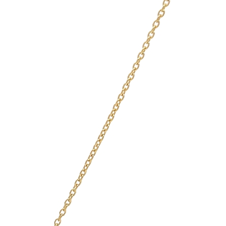 14K Yellow Gold Adjustable 16-18inch Cross Necklace w/Diams=.31ctw VS-SI G-H #PP815D