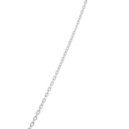 Sterling Silver Larimar Heart Pendant on 18-19inch Adjustable Chain Alamea #081-81-01