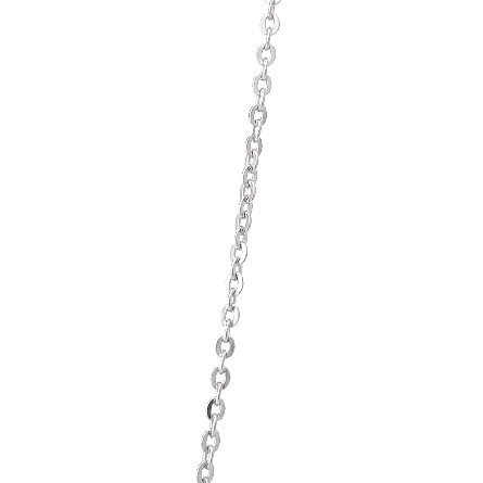 Sterling Silver Larimar Dragonfly Slide on Adjustable 18-19inch Chain #623-81-01