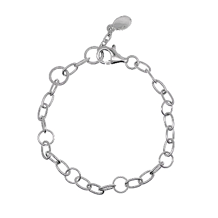 Sterling Silver Adjustable Link Bracelet Alamea #1215-14-02