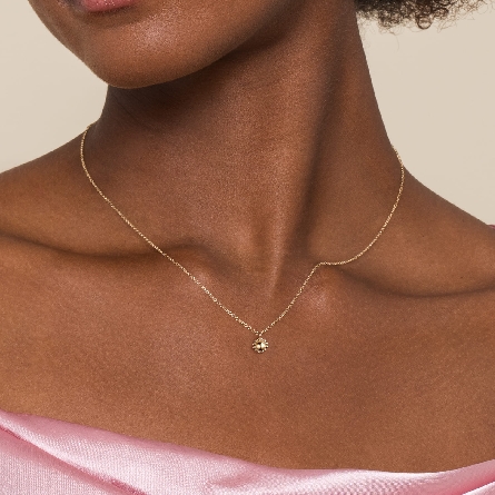 14K Yellow Gold Gabriel Adjustable 15.5-17.5inch Plain Bujukan Pendant Necklace #NK8175Y4JJJ (S2285792)