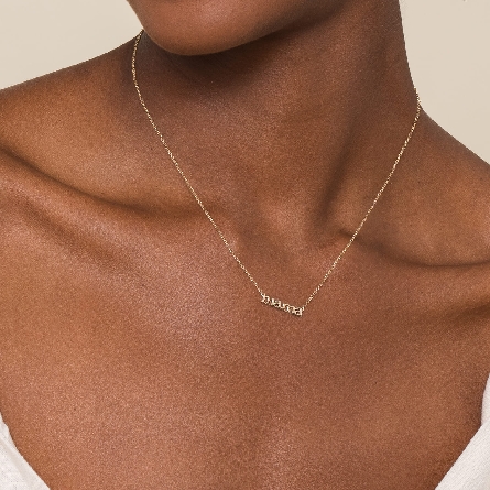 14K Yellow Gold Gabriel Adjustable 15.5-17.5inch   Mama   Necklace #NK7109Y4JJJ (S2322996)