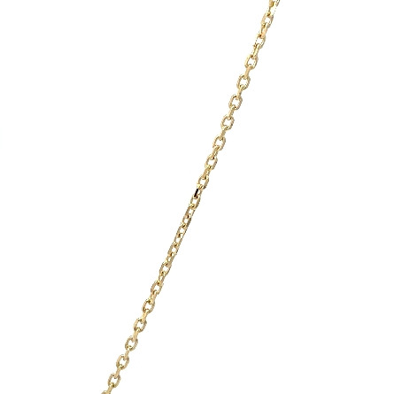 14K Yellow Gold Adjustable 16-18inch Clover Station Necklace w/Malachite=2.18ct and Diams=.06ctw VS-SI G-H #PP1007DMA