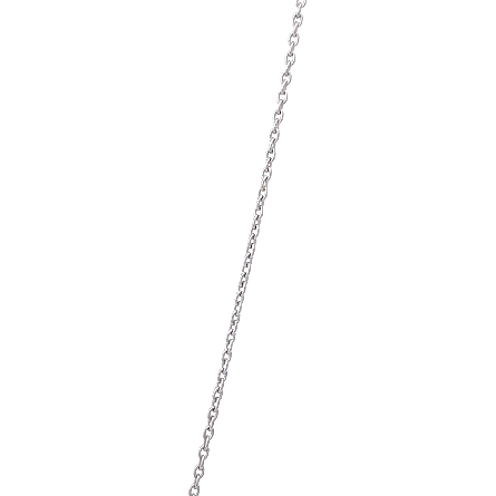 14K White Gold Faceted Bezel Set Pendant w/Peridot=2.34ct on Adjustable 17-19inchCable Chain #PP97LPR 