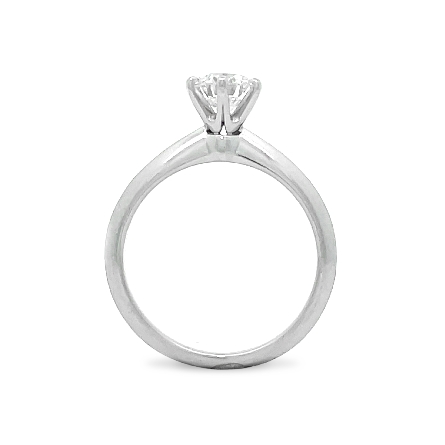 Platinum Estate Tiffany and Co Engagement Solitaire Ring w/1 Diamond=.81apx VS1 G Size 6 #70846918 2.8dwt