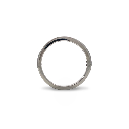 14K White Gold Estate Milgrain Band w/20Diams=.30apx SI2-I1 I Size6.25 1.6dwt