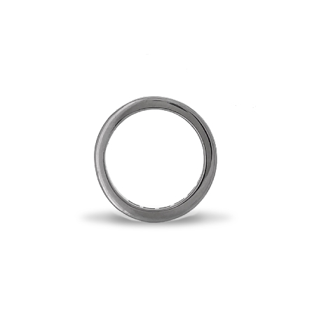 Platinum Estate Channel Band w/ Milgrain Edge w/14 Baguette Diams=0.40apx VS-SI I Size5.25 2.3dwt