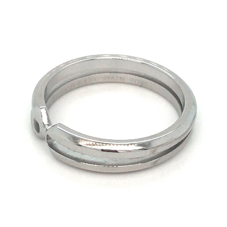 Stainless Steel Estate Tiffany and Co Paloma Picasso Cellige Band Size 11 2.7dwt
