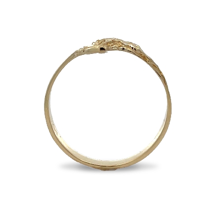 14K Yellow Gold Estate Crucifix Ring Size6.75 1.1dwt 