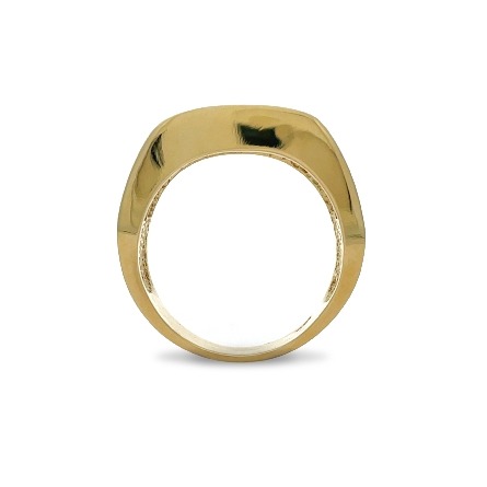 14K Yellow Gold Estate Ruby Gents 3Channel Set Ring w/30Diams=0.90apxSI2-I1 I-J Size11.25 11.9dwt