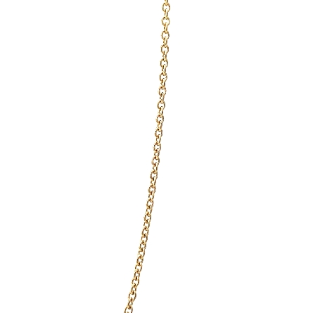 14K Yellow Gold Estate Adjustable 16-18inch Single Bezel Necklace w/1 Princess Diamond=1.03ct I1 G 