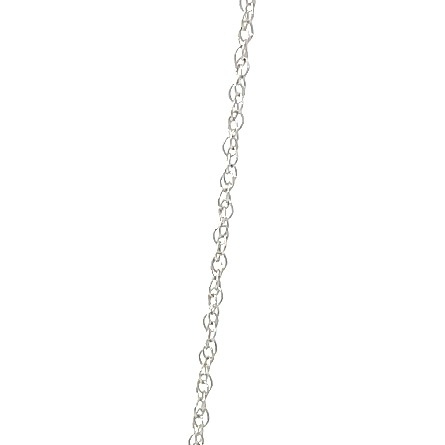 10K White Gold Estate 18inch Cluster Pendant Necklace w/Diams=.85apx SI1-I1 H-I 1.2dwt