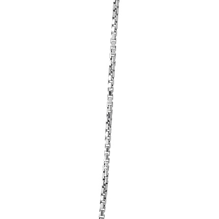 18K White Gold Estate Pave Heart Dangle Necklace 18inch w/57Diams=.50apx SI1-I1 H-I 3.6dwt 