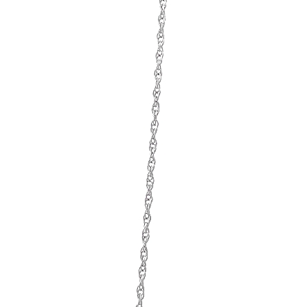 14K White Gold Estate Milgrain Bezel Set Diamond Shape Pendant on Chain 18inch w/Diams=.15apx SI2-I1 I-J 2.1dwt 