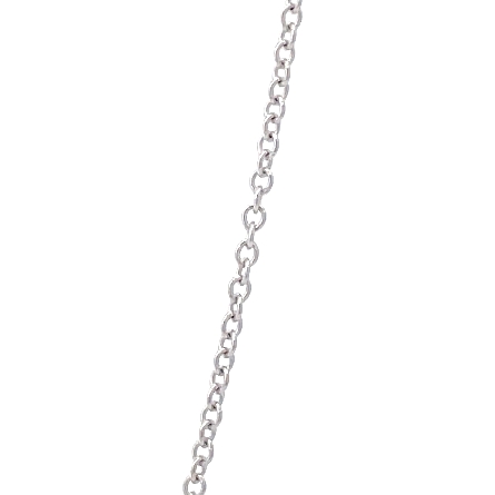 14K White Gold Estate Adjustable 16-18inch Diamonds by the Yard Necklace w/5Diams=2.67ctw VS1-VS2 G-H-I