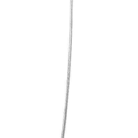 18K White Gold Estate Jose Hess Round Snake  Y   Necklace w/5Diams=.50apx VS H-I Adjustable 16-18inch 4.1dwt 