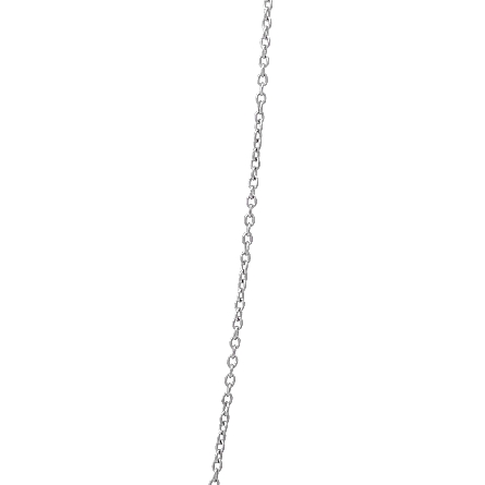 14K White Gold Estate 18inch Sunburst Station Necklace w/Diams=.25apx SI1-SI2 G-H 1.1dwt