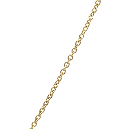 18K Yellow Gold Estate Tiffany & Co 1837 Disc Necklace w/Diam=.05apx VS F-G 16inch 1.7dwt 