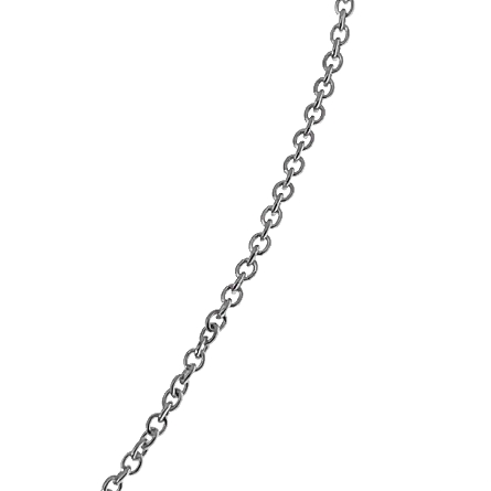 14K White Gold Estate Adjustable 16-18inch Diamonds by the Yard Necklace w/5Diams=1.23ctw SI2-I1 I-J 