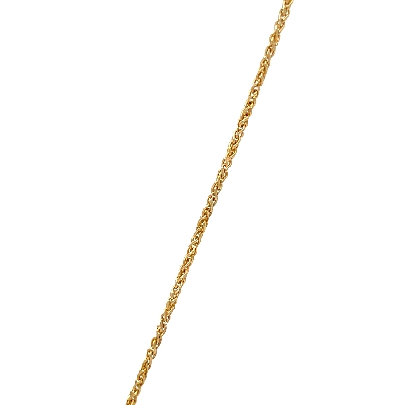 14K Yellow Gold Estate Magnetic Shared Prong Oval Necklace w/Diams=2.00apx I1 I-J 19inch 4.3dwt