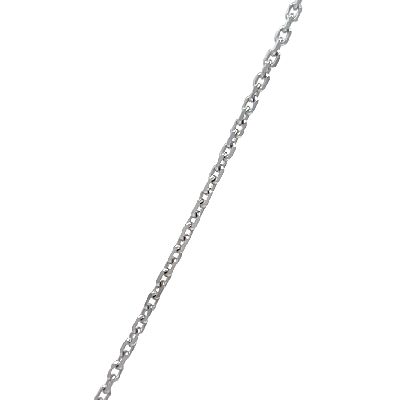 18K White Gold Estate Carrera Y Carrera Ying Yang Reversible Necklace w/16Black Diams=.26apx and 16Diams=.24apx VS H Adjustable16.5in 3.4dwt