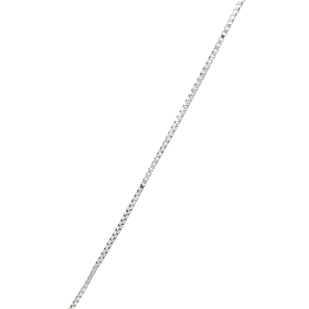 18K White Gold Estate LeVian Princess Cut Yellow Sapphire Square Pave Pendant 18inch Necklace w/33Diams=.25apx VS G-H 2.6dwt 