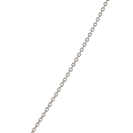 18K White Gold Estate Tiffany&Co Aqua&Peridot Rainbow Bolo Necklace 36inch 5.5dwt