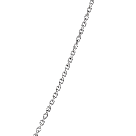 14K White Gold Estate Tanzanite Halo Necklace w/18Diams=0.06apx SI H-I 18inch 1.5dwt