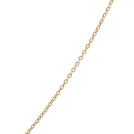 14K Yellow Gold Estate Sapphire Bezel Station Necklace 16inch 1.0dwt