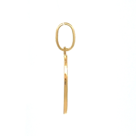 14K Yellow Gold Estate Saint Michael Pendant 1.3dwt