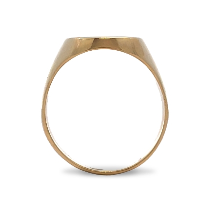 14K Yellow Gold Estate Rectangle Signet Ring Size9.5 3.2dwt 