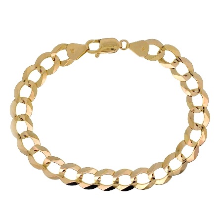 14K Yellow Gold Estate Cuban Link Bracelet 8.5inch 11.7dwt