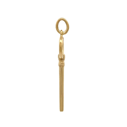 18K Yellow Gold Estate Tiffany&Co Key Pendant 1.8dwt