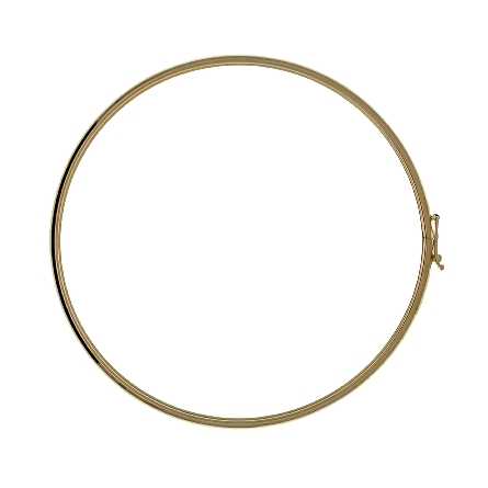 10K Yellow Gold Estate Flexible Hinged Bangle Bracelet 1.2dwt