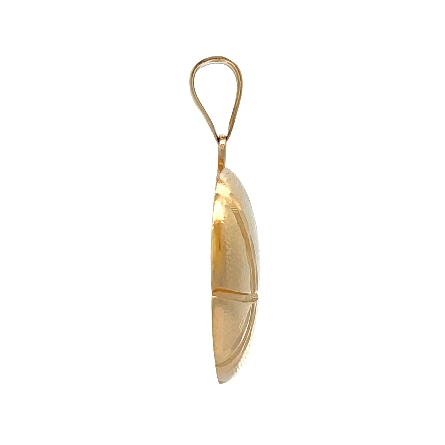 14K Yellow Gold Estate Basketball Charm Pendant 1.1dwt
